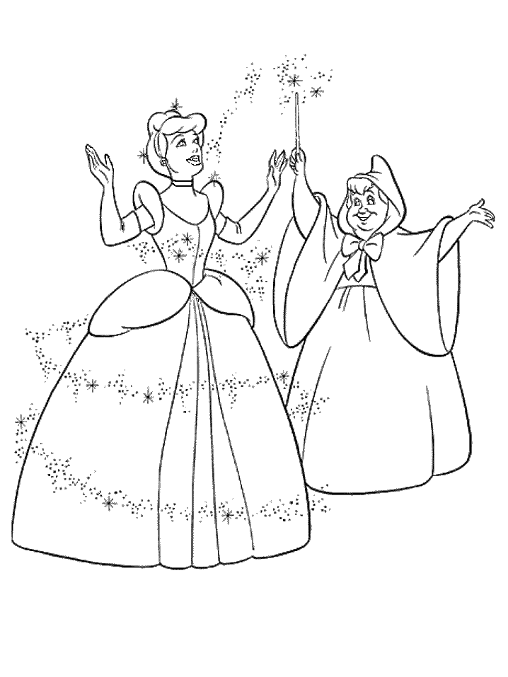 princess cinderella coloring pages ideas