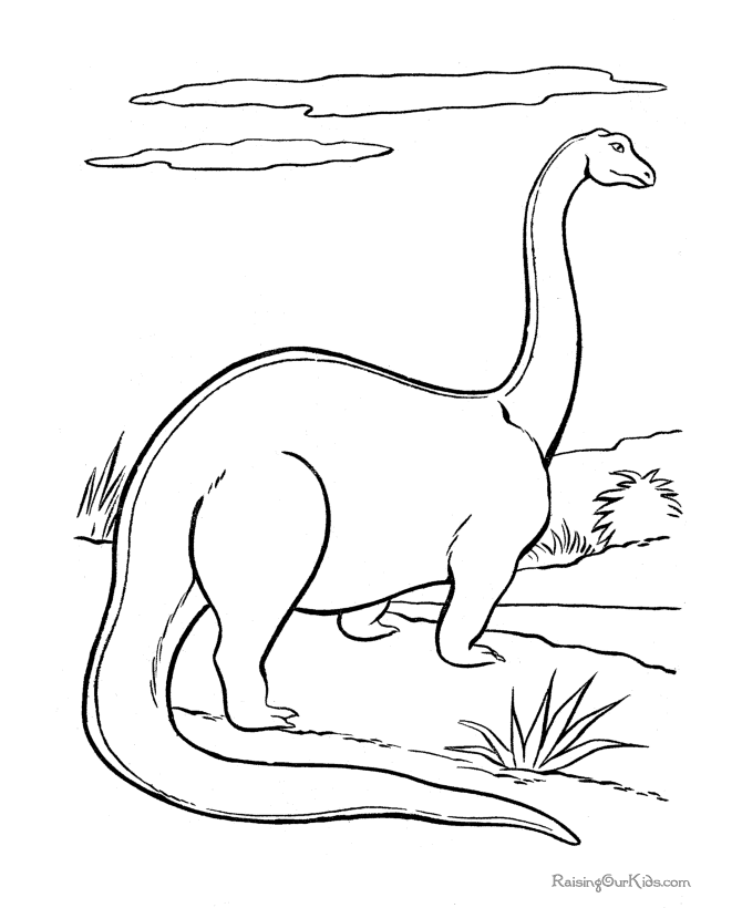 Free Dinosaur Coloring Pages For Kids 396 | Free Printable 