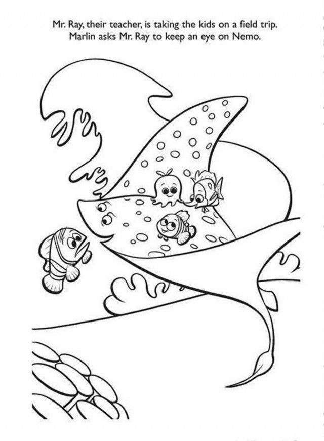 Print Or Download Finding Nemo Free Printable Coloring Pages No 8 