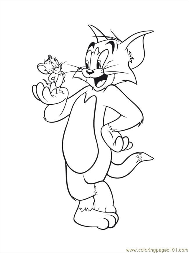 Tom And Jerry Cartoon Coloring Pages - Cartoon Coloring Pages