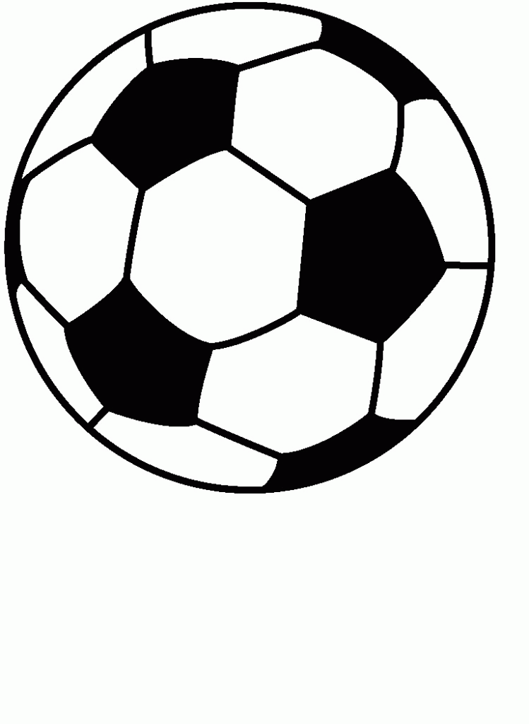 Printable Soccer Balls Coloring Home