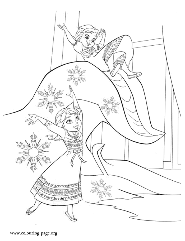 Disney Frozen free coloring page | Frozen birthday