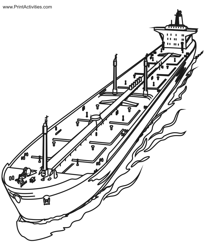 Boats Coloring Pages - Coloring Home