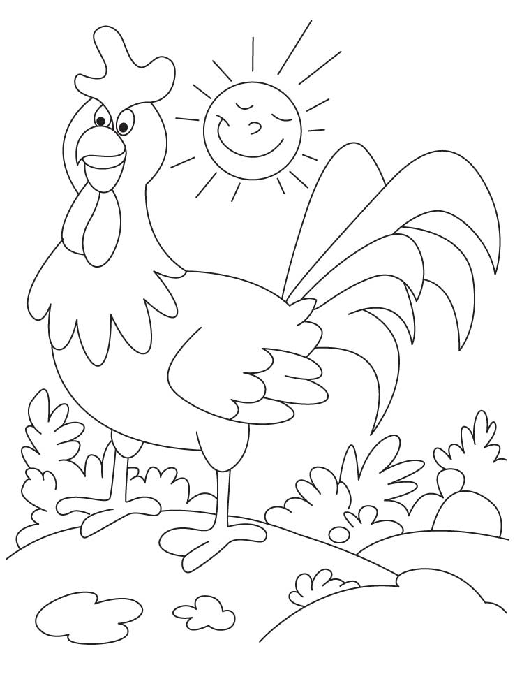 Rooster Coloring Pages 32 | Free Printable Coloring Pages