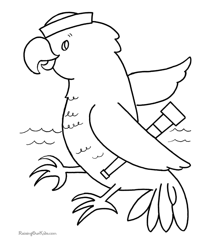 Preschool Coloring Pages for Kids- Free Printable Coloring 