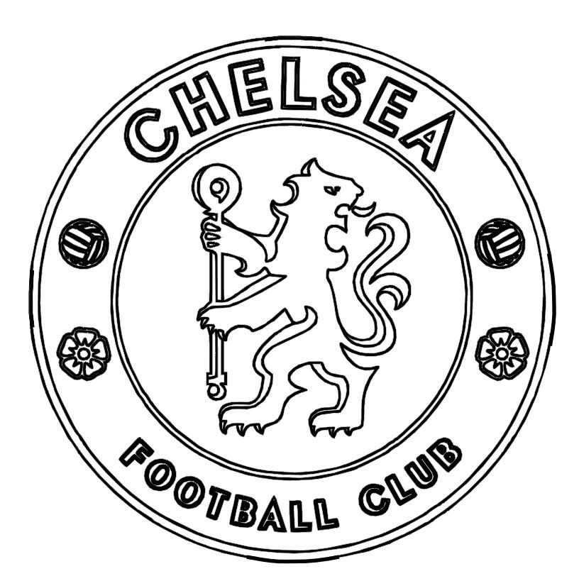 Print Chelsea Logo Soccer Coloring Pages Or Download Chelsea Logo