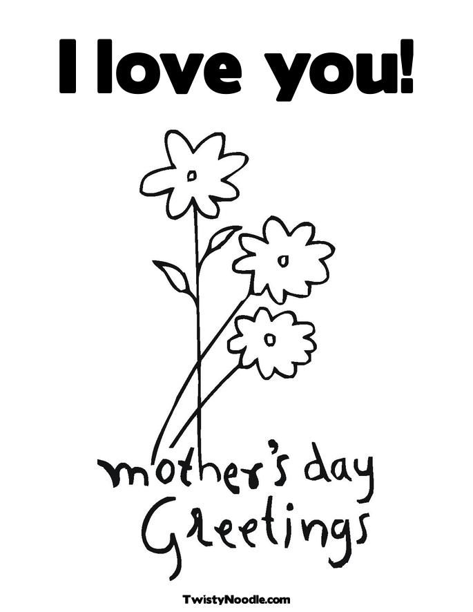 Leonardo Ghiraldini: mothers day flowers colouring pages