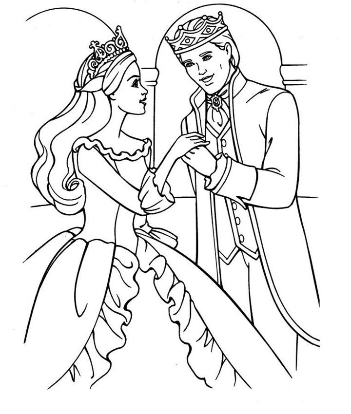Free games for kids » Barbie fashion coloring pages