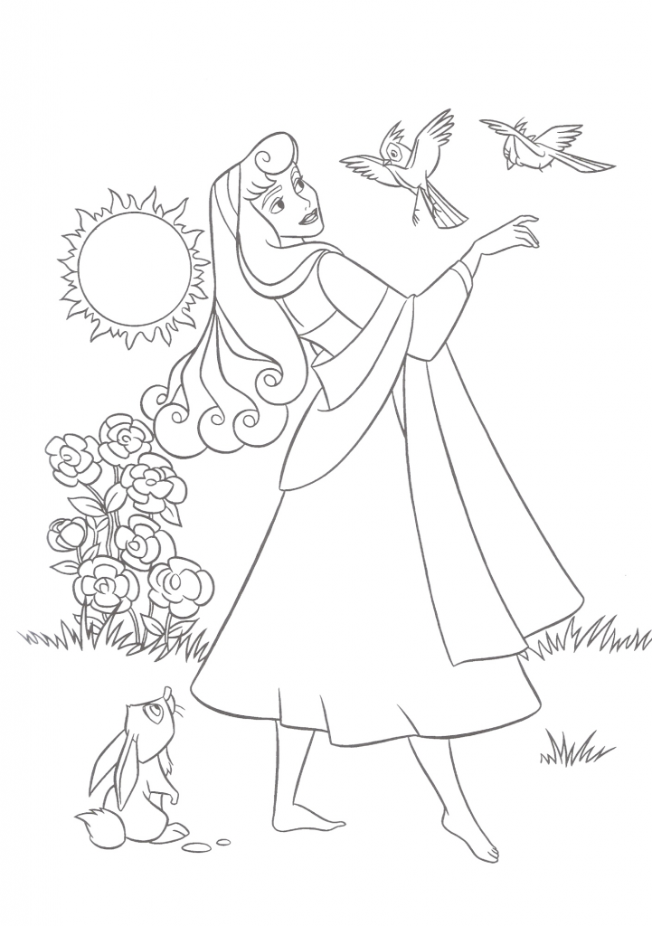 Sleeping Beauty Coloring Pages - Coloring Home