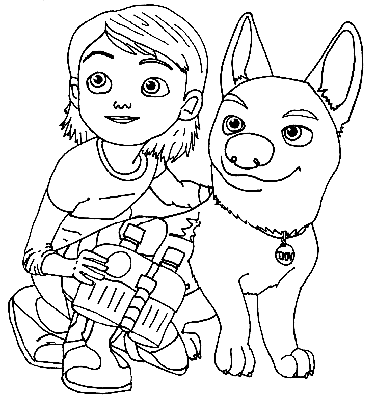 Bolt Printable Coloring Pages