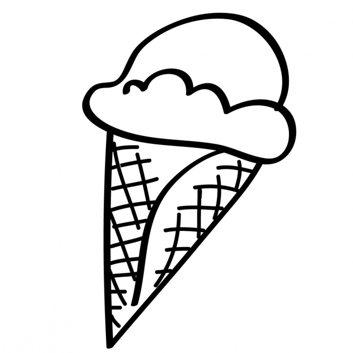 Ice Cream Coloring Pages For Kids Printable