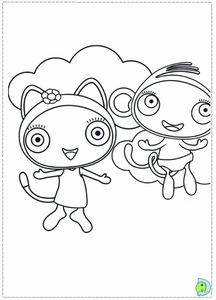 Waybuloo Colouring Pages