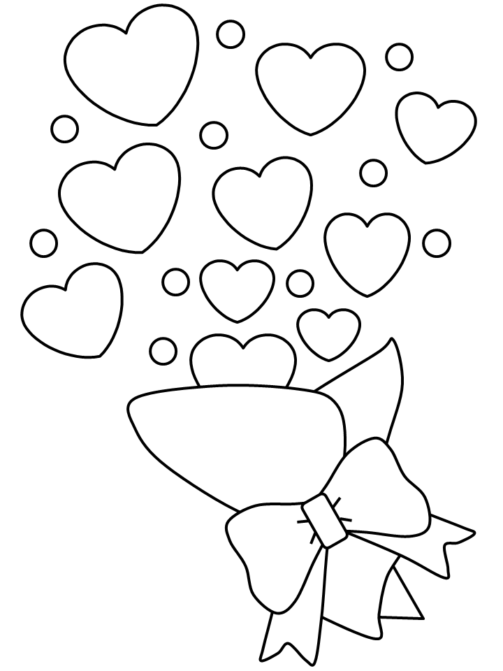 Heart Coloring Pages for Kids- Free Printable Coloring Pages