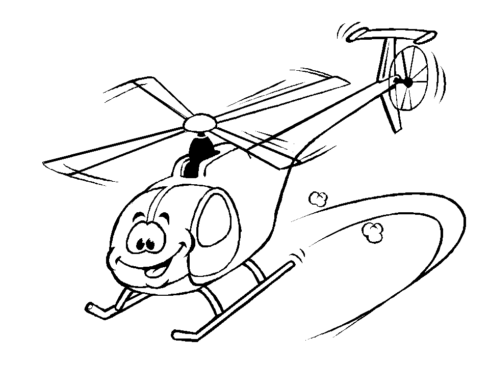 Helicopter Coloring Page | Download printable coloring pages 