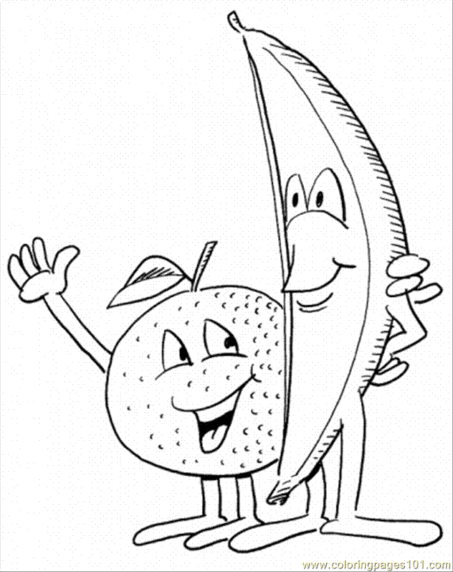 Coloring Pages Apple 7 (Food & Fruits > Apples) - free printable 