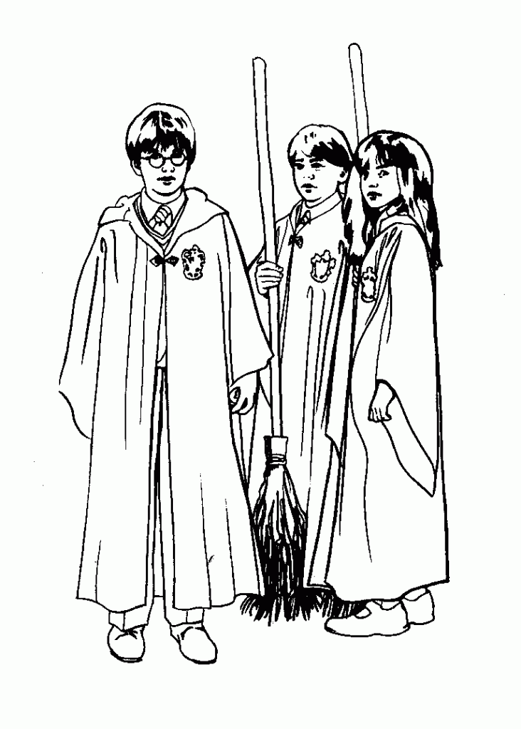 Harry Potter Coloring Pages For Kids - Coloring Home