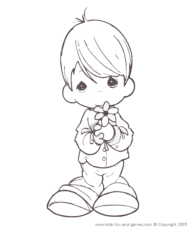Precious Moments | Coloring pages