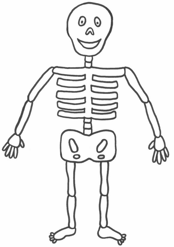 and skeletons Colouring Pages (page 2)