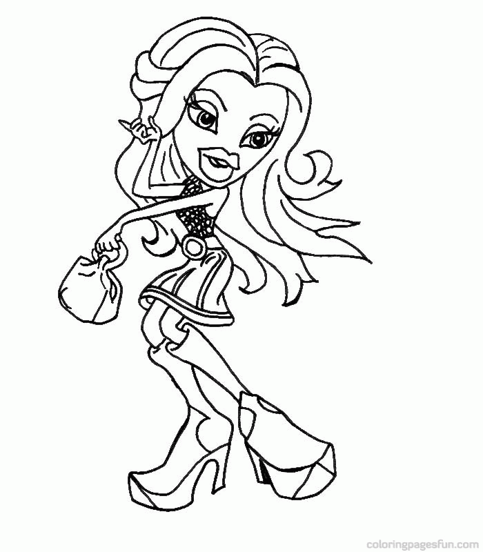 Bratz Printable Coloring Pages | Free coloring pages