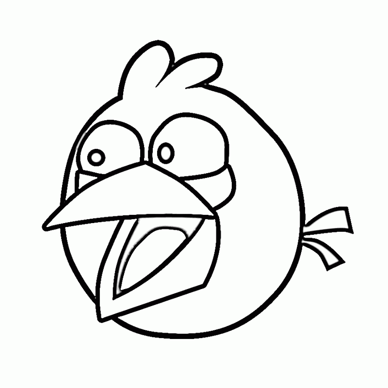 Printable Angry Birds Coloring Pages and Book | UniqueColoringPages