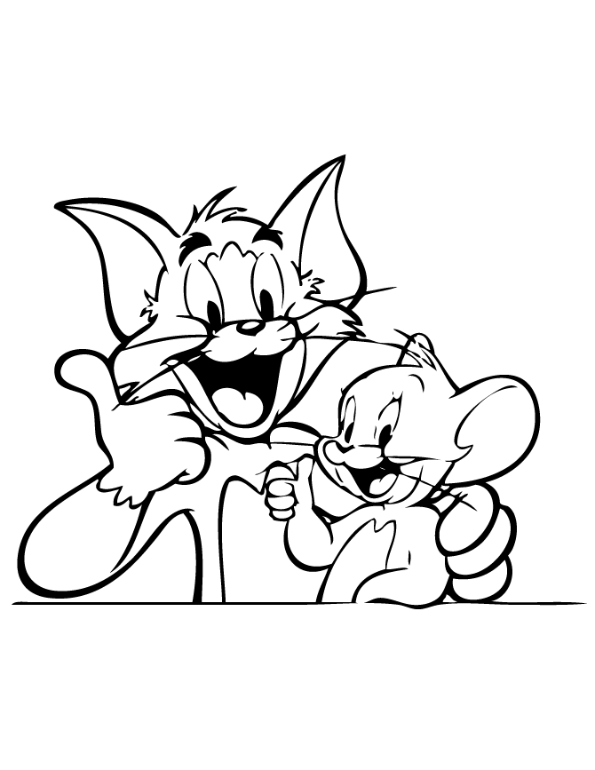 Download 39+ Tom Jerry Pencil Drawings Coloring Pages PNG PDF File