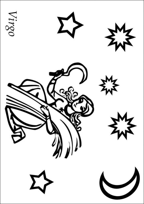 SIGNS Of The ZODIAC Coloring Page - Coloring Home