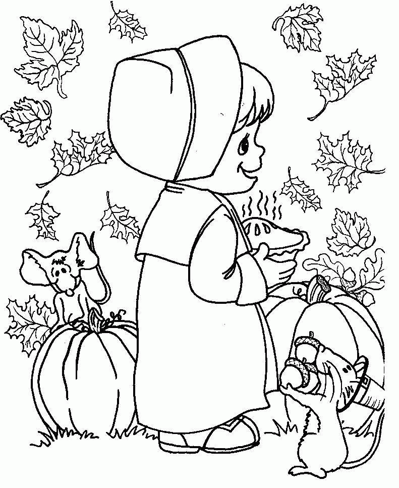 happy thanks giving Colouring Pages (page 2)