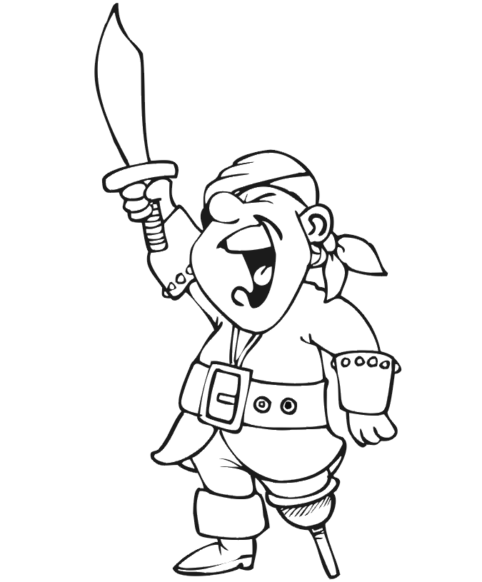 Coloring Page - Pirate coloring pages 46