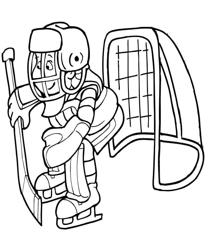 Hockey Coloring Pages For Kids 137 | Free Printable Coloring Pages