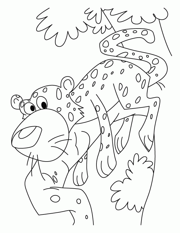 Cheetah Colouring Pages (page 2)