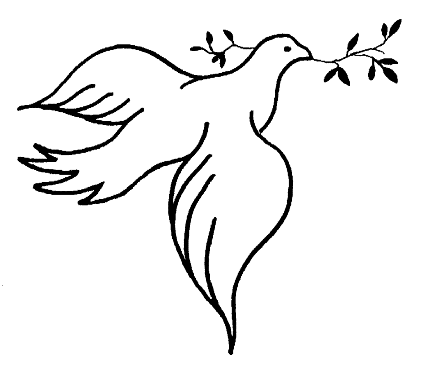 Peace Doves Images Coloring Home