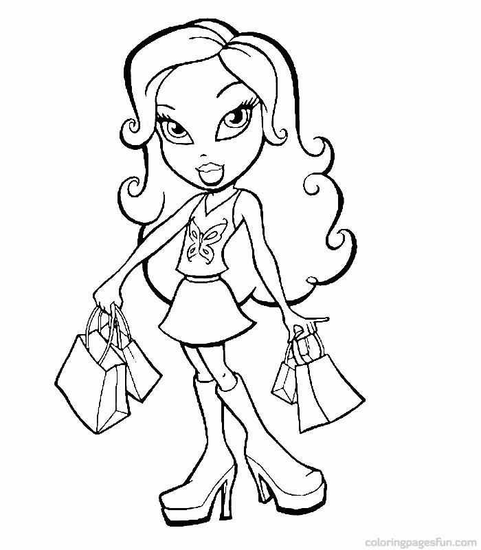 Bratz Coloring Pages 23 | Free Printable Coloring Pages 