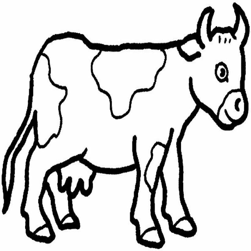 Farm Animal Pictures To Colour For Kids