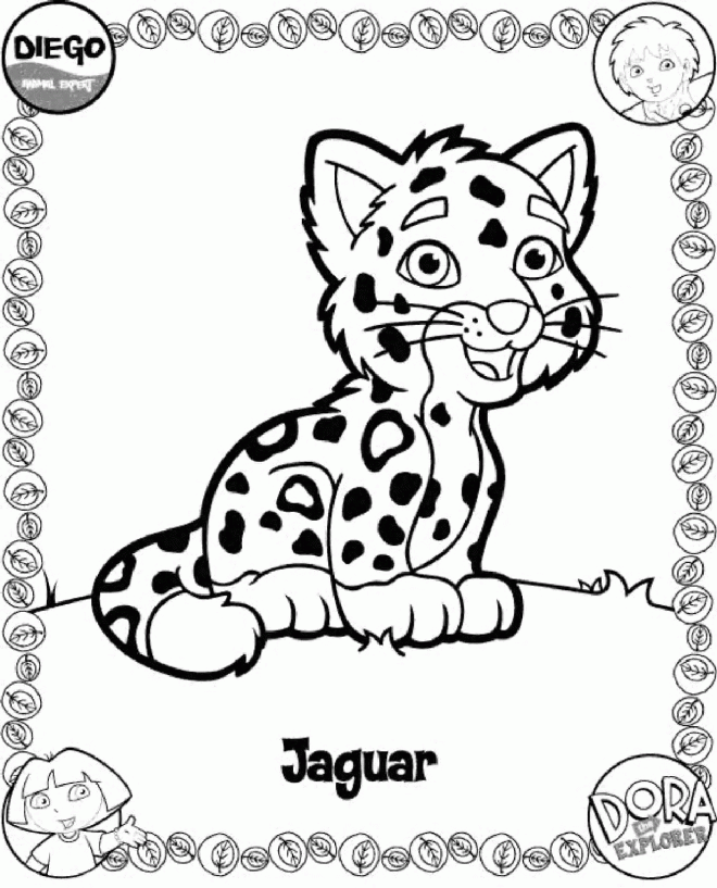 Jaguar / Diego Coloring Pages