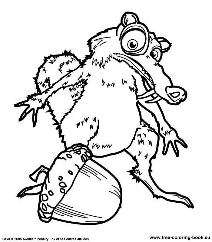 Coloring pages Ice Age - Page 2 - Printable Coloring Pages Online