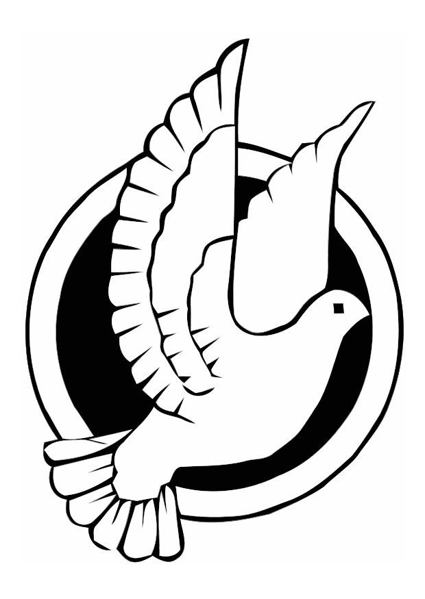 Peace coloring pages for cute children
