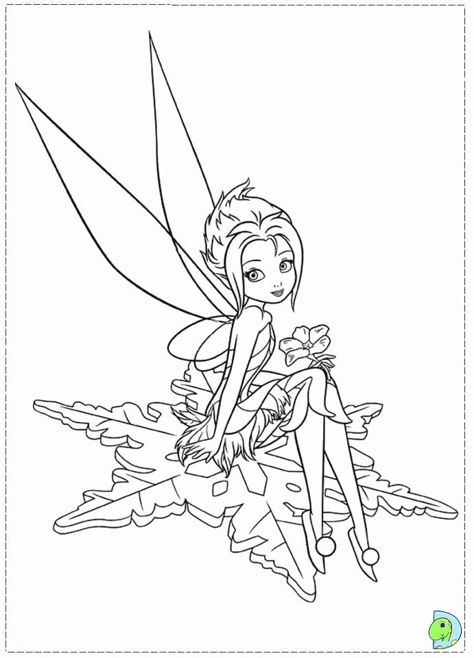 Tinkerbell in The Secret of the Wings coloring pages