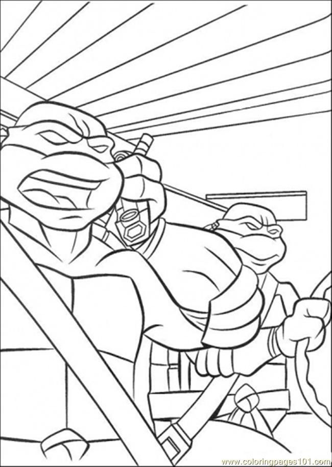 Coloring Pages Tmnt Answers The Call (Cartoons > Ninja Turtles 