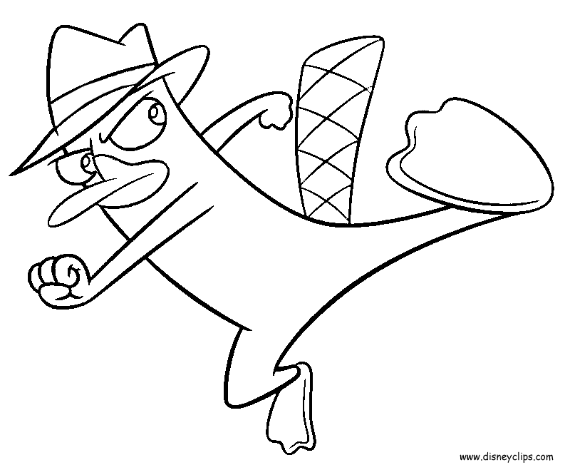 Disney Phineas and Ferb Printable Coloring Pages 2 - Disney 