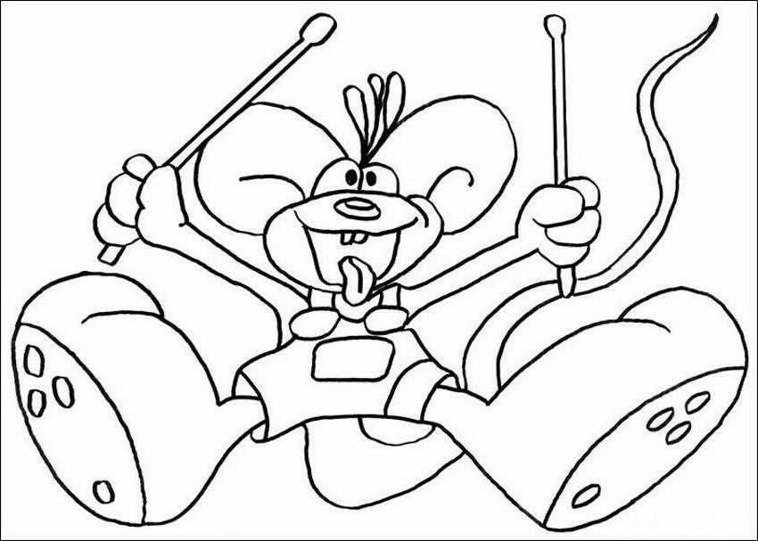 Diddl Coloring Pages 170 | Free Printable Coloring Pages