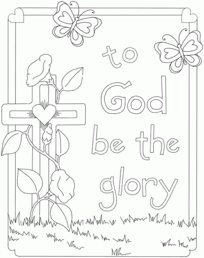 Printable Free Christian Easter Coloring Pages For Kids - #15135.