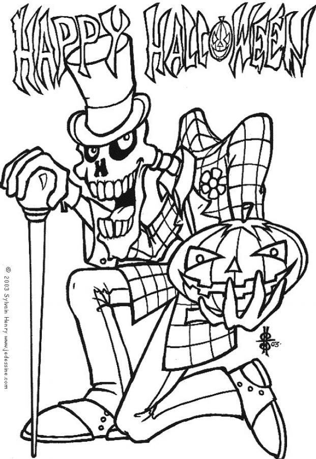 Free Printable Halloween Coloring Pages For Kids 2014 | StickyPictures