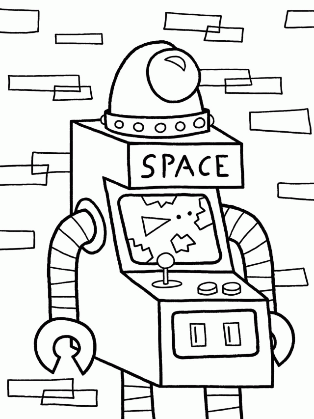 Coloring Pages Marvelous Robot Coloring Pages Coloring Page Id 