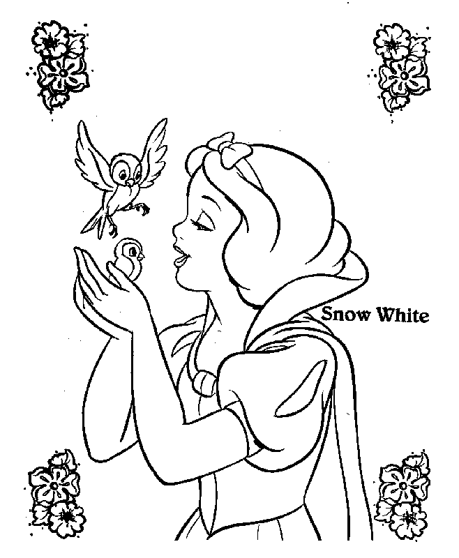 Disney Princess Snow White Coloring Pages | Best Coloring Pages