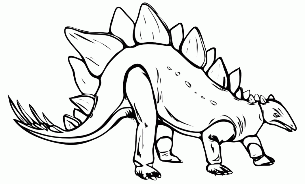 Download Stegosaurus Coloring Page Best Resolutions 