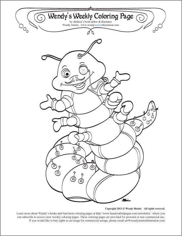 Caterpillar Coloring Pages - - Coloring Home