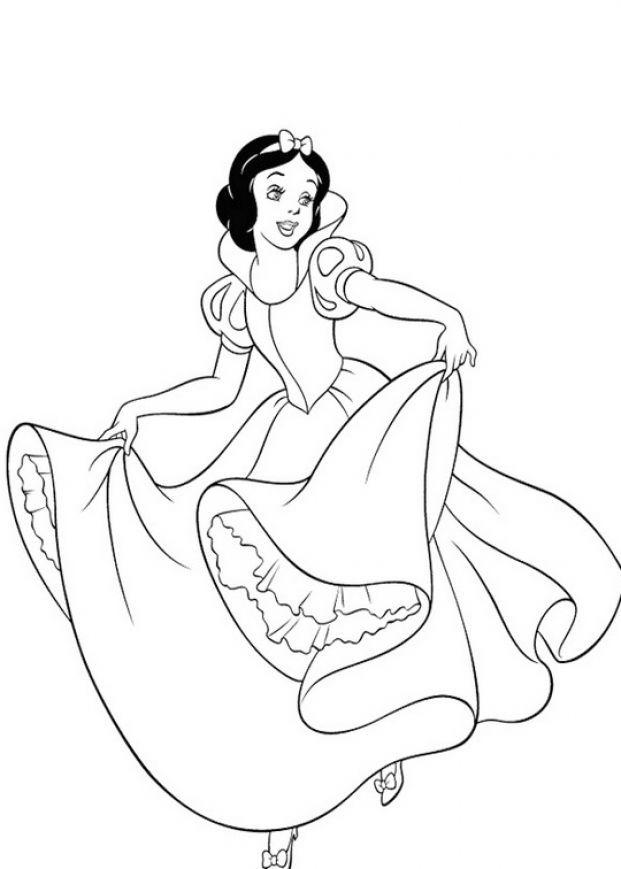 Snow white coloring book | coloring pages for kids, coloring pages 