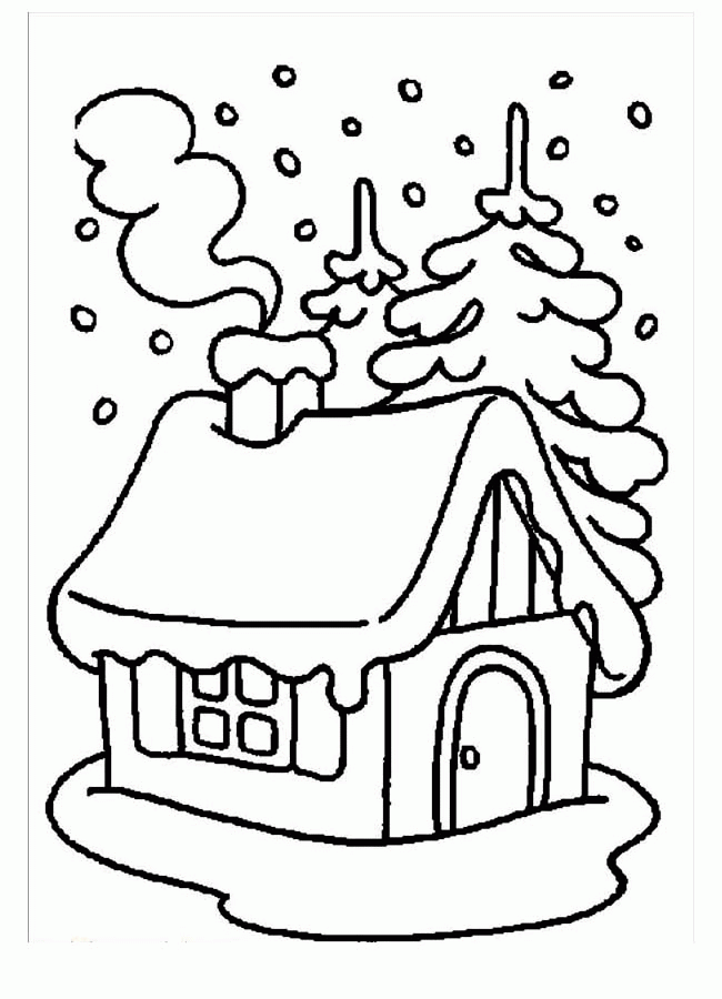 Printable Pictures Of Houses - Coloring Home