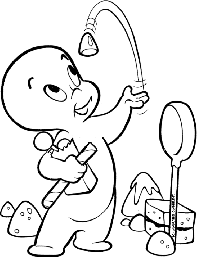 Casper Coloring Pages - Coloring Home