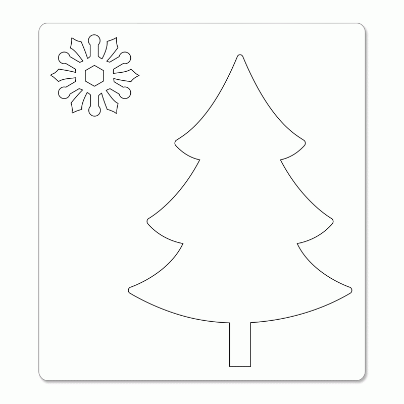 christmas tree and snowflake die with free bonus snowflakes 26 die